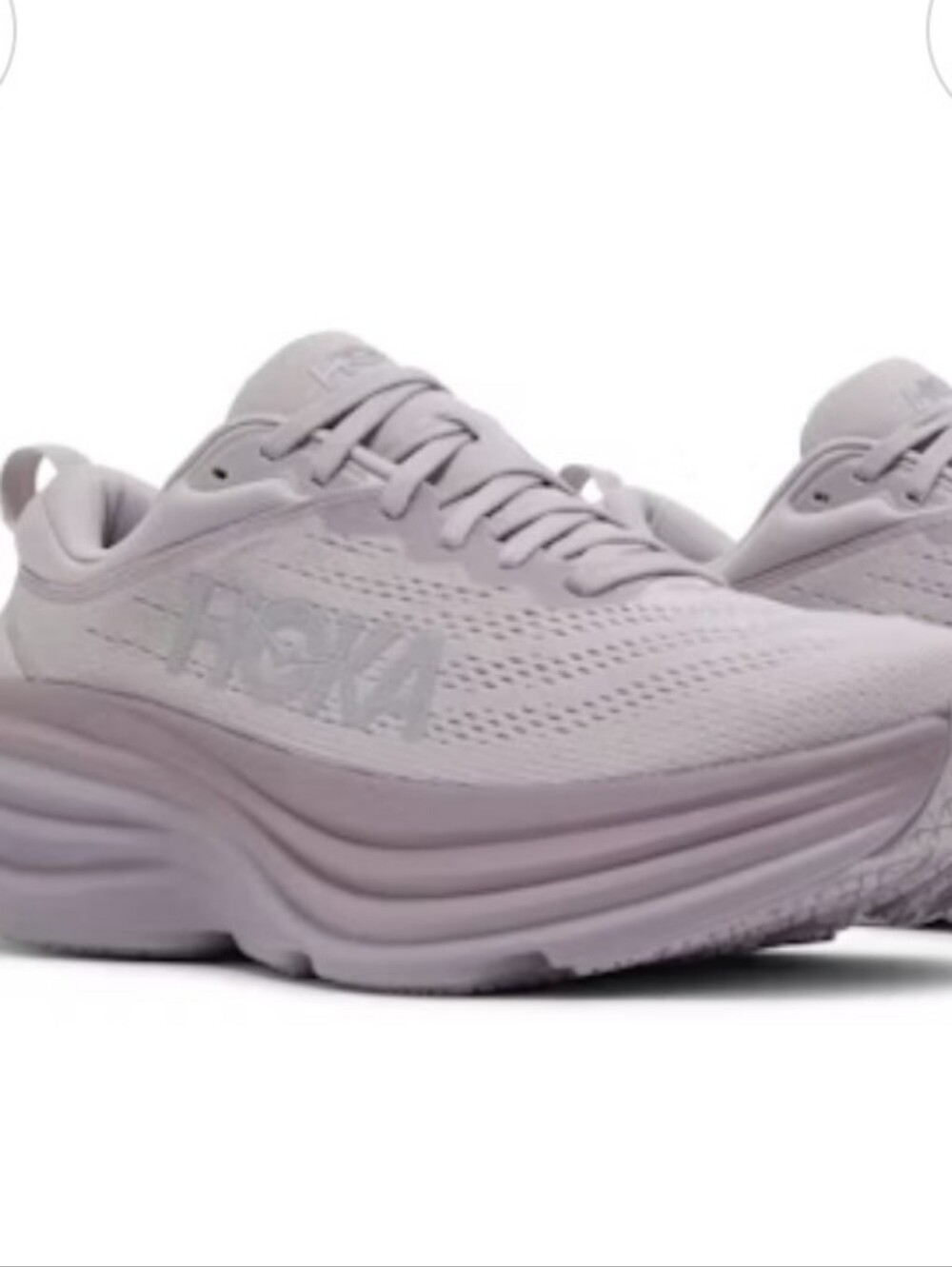 Hoka Women's Bondi 8 Running Shoes - Lilac Sz 40 8b